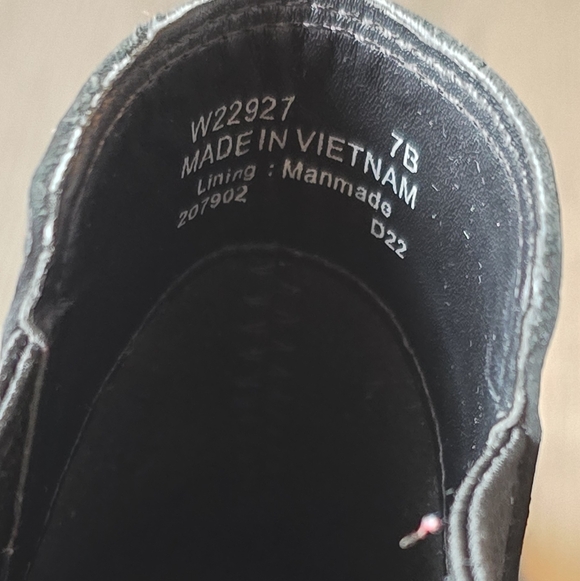 Cole Haan Black Zerogrand Chelsea Boot Tan Trim Platform Boots Booties Size 7 - Picture 8 of 8